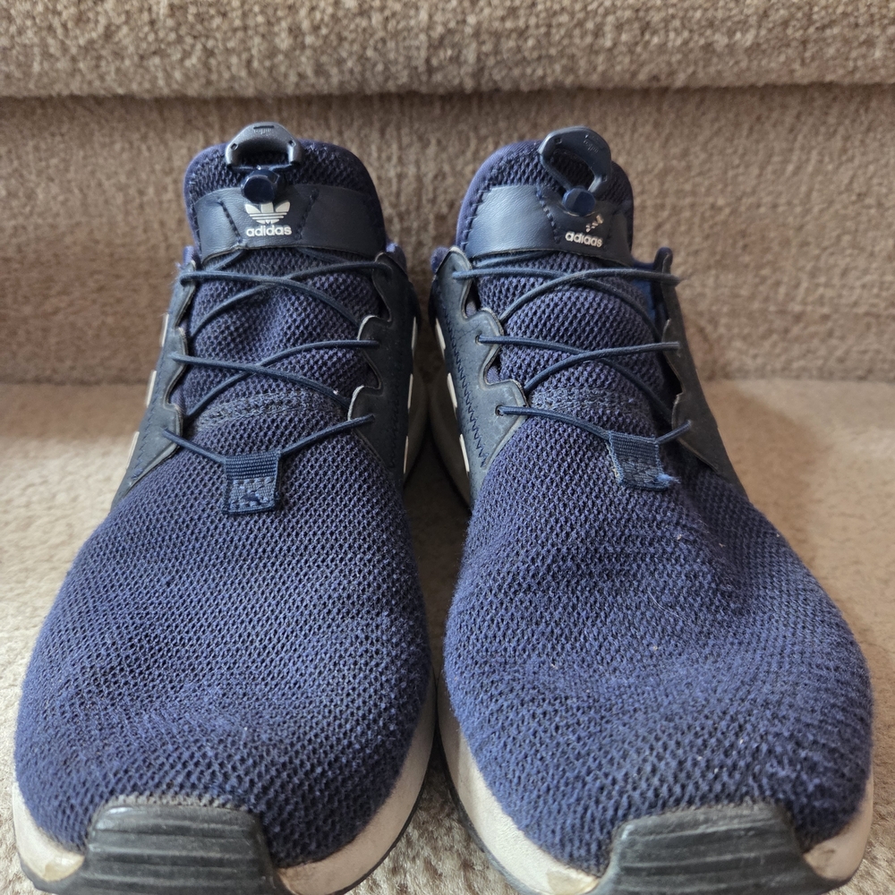 Adidas Woman's Navy Knit Athletic Sneakers
